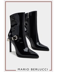 Ботильоны из натуральной лаковой кожи Mario berlucci
