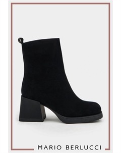 Ботильоны из натуральной замши Mario berlucci
