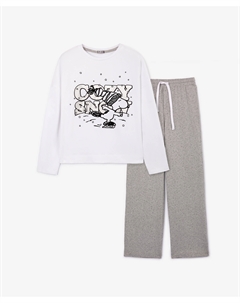 Пижама женская хлопковая с принтом Gulliver