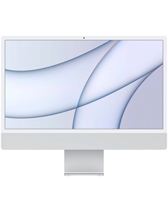 Моноблок Apple iMac A2438, 24", M1 8 core, 8Gb, SSD 256Gb, 8 core GPU, macOS, серебристый