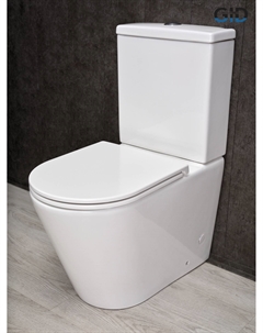 Напольный унитаз 62247Y белый, с сиденьем микролифт и бачком Gid