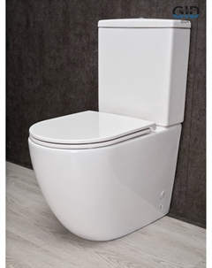Напольный унитаз 62249Y белый, с сиденьем микролифт и бачком Gid