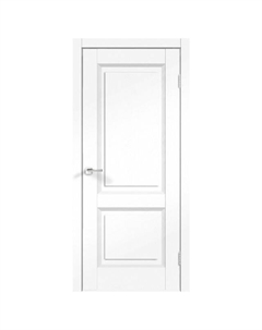 Полотно дверное Alto 6 Ясень белый структурный глухое 200х90см SoftTouch ПВХ Velldoris