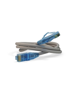 Патч-корд UTP кат.6, 1.5 м, RJ45-RJ45, серый, LSZH, PC-LPM-UTP-RJ45-RJ45-C6-1.5M-LSZH-GY Hyperline