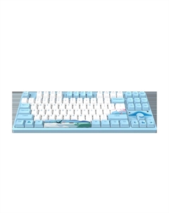 Клавиатура проводная A87L, механическая, Aqua sw, подсветка, USB, голубой (A87L Swallow) Dareu