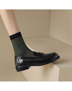 Лоферы женские, черный Quicheshoes