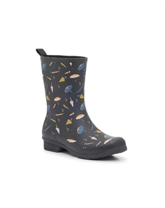 Сапоги Printed Class Rain Boot, черные/многоцветные Chooka