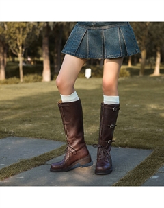 Сапоги Knee-high Boots Women's Five-nine dan seven