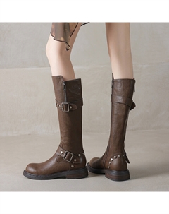 Сапоги Knee-high Boots Women's Five-nine dan seven