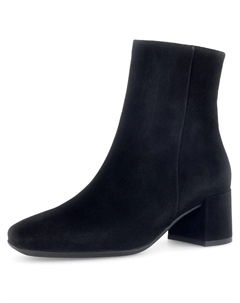 Ботильоны, блочный каблук, деловая обувь, удобная обувь шириной G (= широкая), черный Gabor