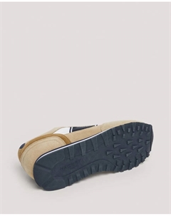 Мужские кроссовки с замшевыми деталями, бежевый Hackett