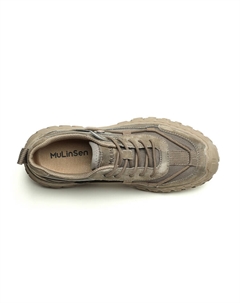 Рабочие ботинки мужские с низким верхом песочного цвета, хаки Mulinsen