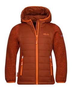 Флисовая куртка Skabu, бордо Trollkids