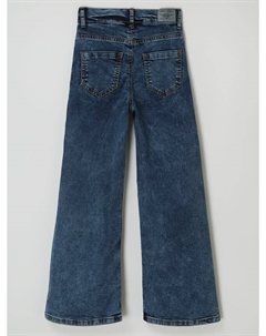 Широкие джинсы с эластичной резинкой, синий Blue effect