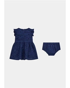 Повседневное платье SET MIT BRODERIE ANGLAISE, темно-синий Guess