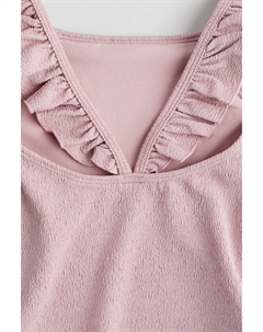 Купальник со структурой, розовый H&m