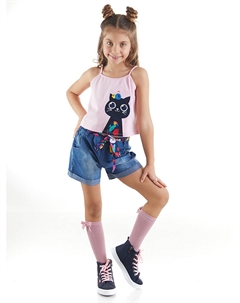 Топ, цвет rosa/blau Denokids