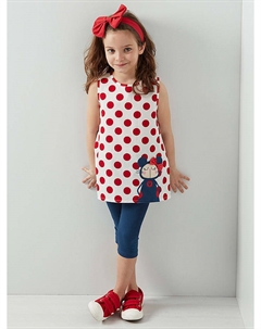 Туника, цвет weiß/rot/dunkelblau Denokids