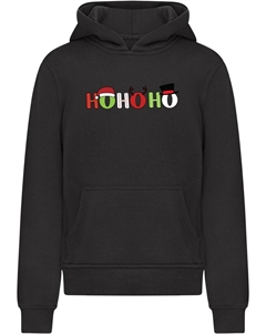 Толстовка Christmas Ho Ho Ho, черный Merchcode