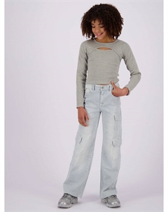 Лонгслив, серый Vingino