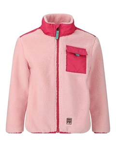Флисовая куртка, розовый Zigzag