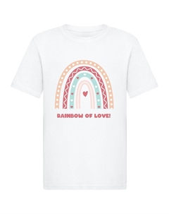 Рубашка Rainbow of Love, белый Merchcode