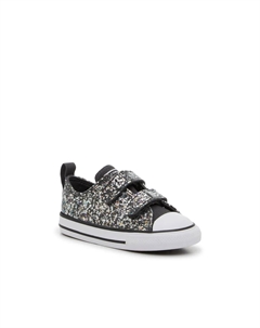 Кроссовки Chuck Taylor All Star Glitter — детские, темно-серые/многоцветные Converse
