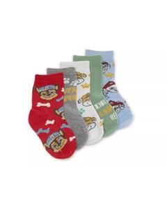 Детские носки Paw Patrol Crew - 5 шт. в упаковке, красные/синие/многоцветные High point design