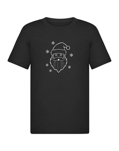Футболка Shirt Christmas Santa, черный Merchcode