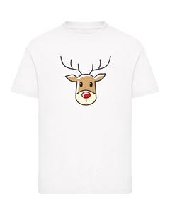 Футболка Shirt Christmas Cute Deer, белый Merchcode