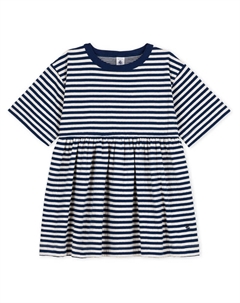Платье, белый Petit bateau