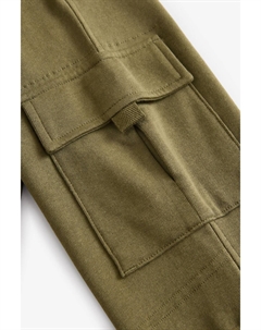 Джоггеры из 100% хлопка с карманами карго (3 16 лет), зеленый Next