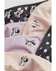 7 пачек хлопковых трусов, розовый H&m