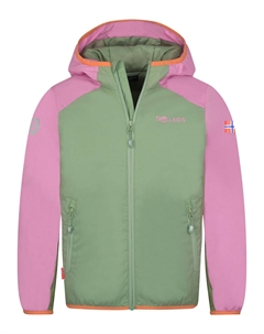 Функциональная куртка Halsafjord, цвет Grün/Lila Trollkids