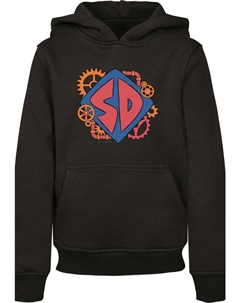 Пуловер с капюшоном, черный F4nt4stic