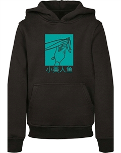 Пуловер с капюшоном, черный F4nt4stic