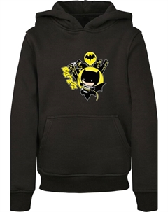 Пуловер с капюшоном, черный F4nt4stic