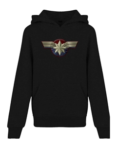 Пуловер с капюшоном, черный F4nt4stic