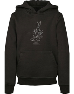 Пуловер с капюшоном, черный F4nt4stic