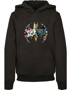 Пуловер с капюшоном, черный F4nt4stic