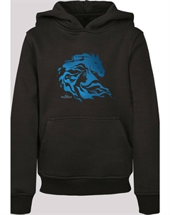 Пуловер с капюшоном, черный F4nt4stic