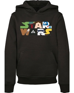 Пуловер с капюшоном, черный F4nt4stic