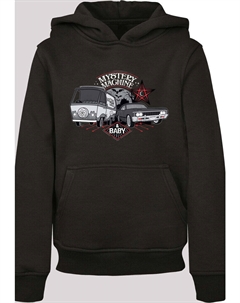 Пуловер с капюшоном, черный F4nt4stic