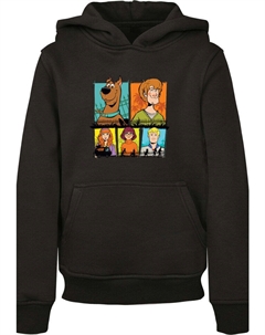 Пуловер с капюшоном, черный F4nt4stic