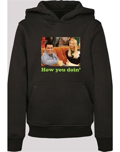 Пуловер с капюшоном, черный F4nt4stic