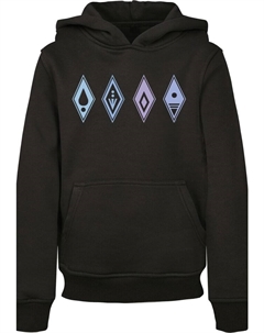 Пуловер с капюшоном, черный F4nt4stic