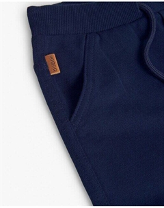 Спортивные штаны для мальчика с эластичной талией и карманами, темно-синий Boboli