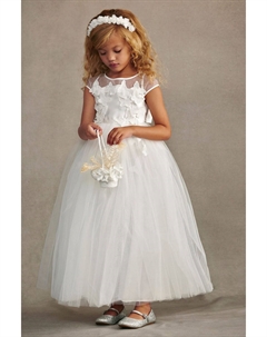 Платье макси Alice для причастия, белый Monsoon