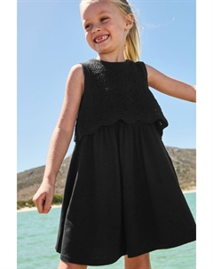 Платье без рукавов крючком (3-12 лет), черный Next