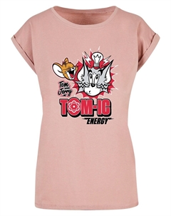 Футболка Shirt Tom And Jerry - Tomic Energy, темно-розовый Absolute cult